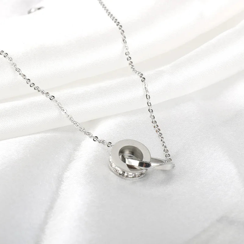 Elegant Roman Numerals Necklace, Trendy & Timeless Unique Gift