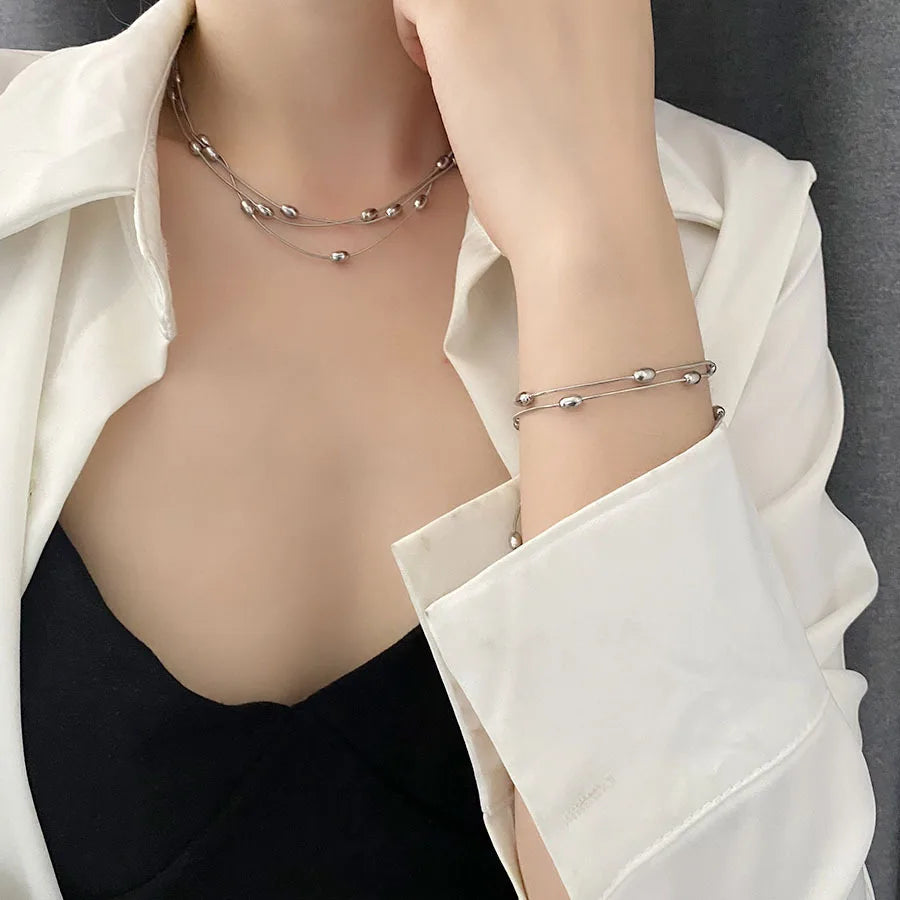 Women's Multi Layer Rope Necklace